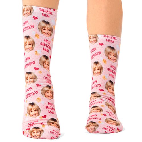 Amazing Birthday Mum Socks