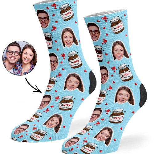 Baby Blue Nutty About You Socks