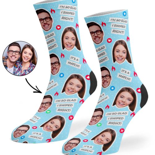 Baby Blue Tinder Socks