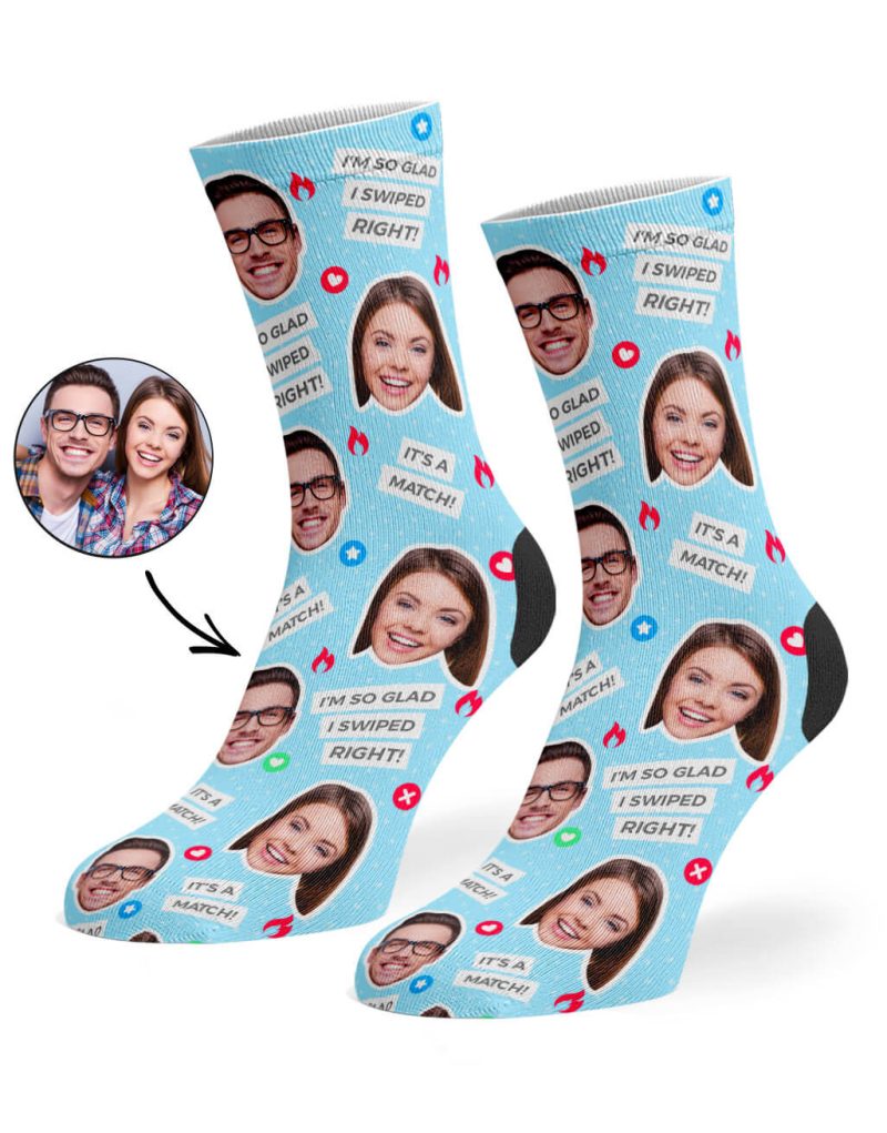 Baby Blue Tinder Socks