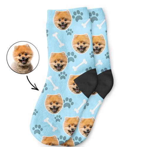 Your Dogs Face On Kids Socks