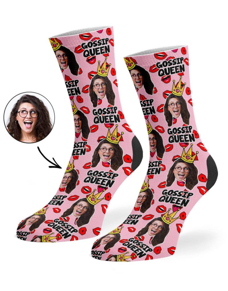 Baby Pink Gossip Queen Socks