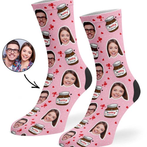 Baby Pink Nutty About You Socks