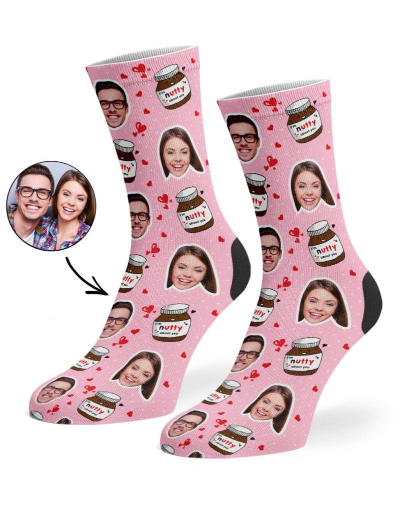 Baby Pink Nutty About You Socks