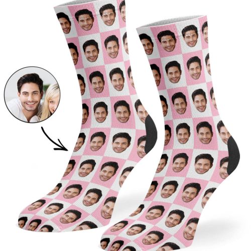 Baby Pink Poser Face Socks