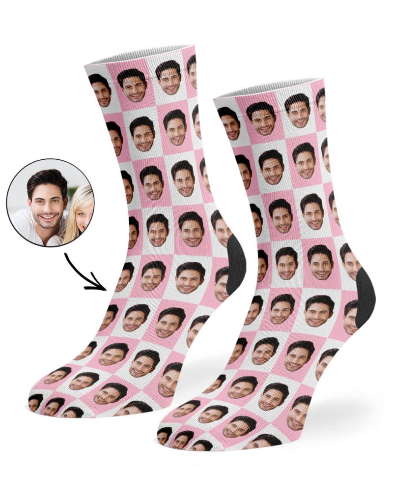 Baby Pink Poser Face Socks