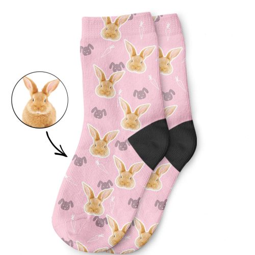 Your Rabbit on Custom Kids Socks