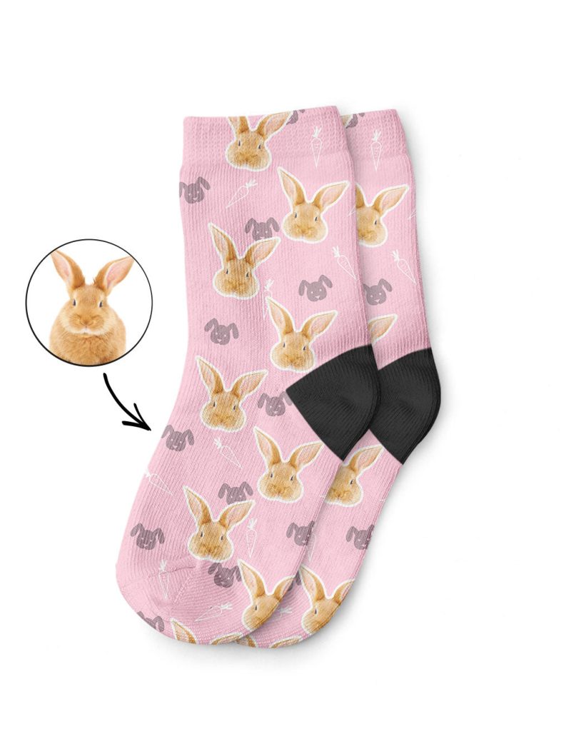 Your Rabbit on Custom Kids Socks