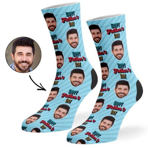 Baby Blue Father s Day Socks