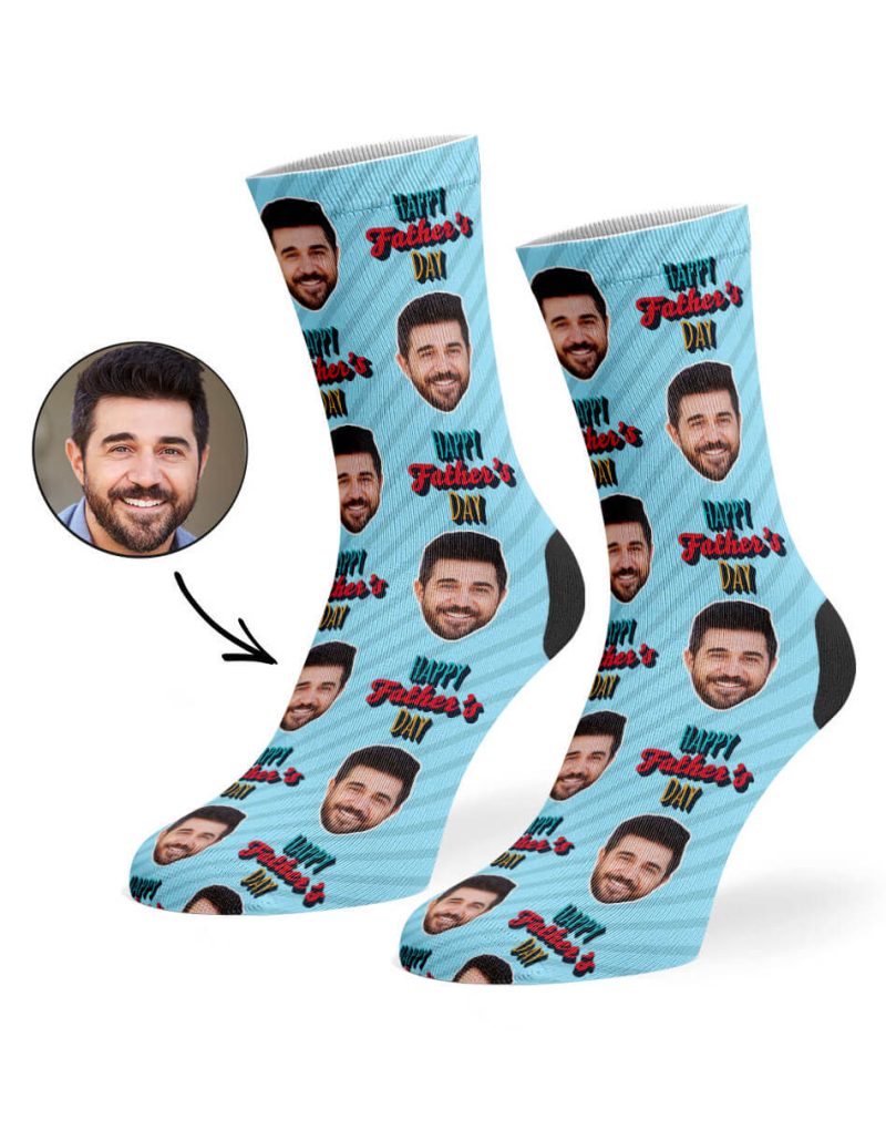 Baby Blue Father s Day Socks