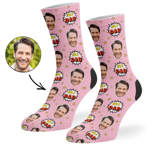 Baby Pink No.1 Dad Socks