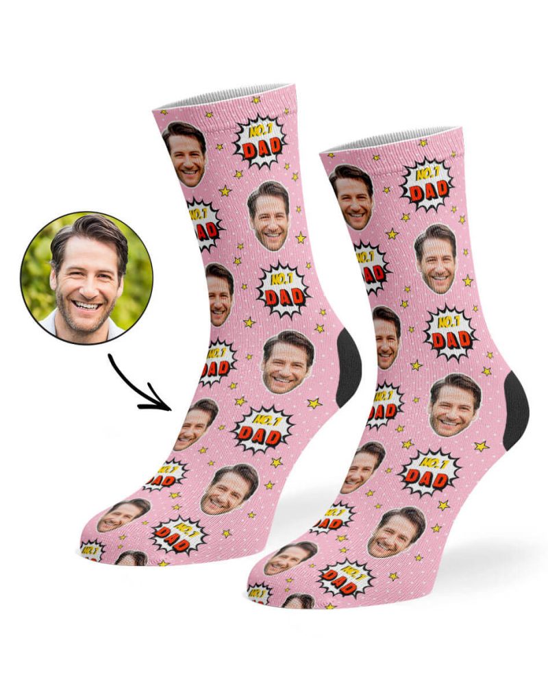 Baby Pink No.1 Dad Socks