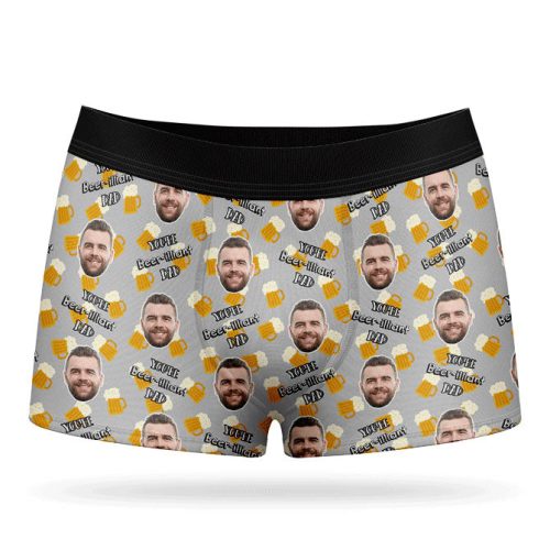 Beer illamnt Dad Boxers Grey