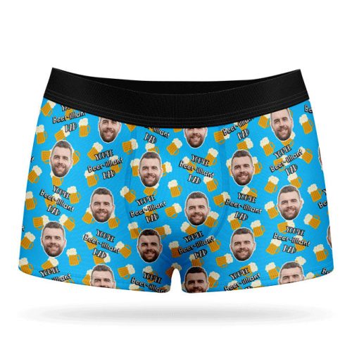 Beer illiant Dad Boxers Blue