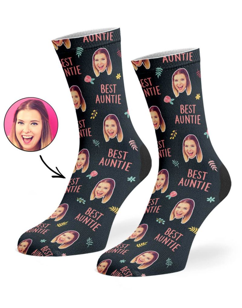 Best Auntie Socks Charcoal