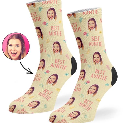 Best Auntie Socks Cream