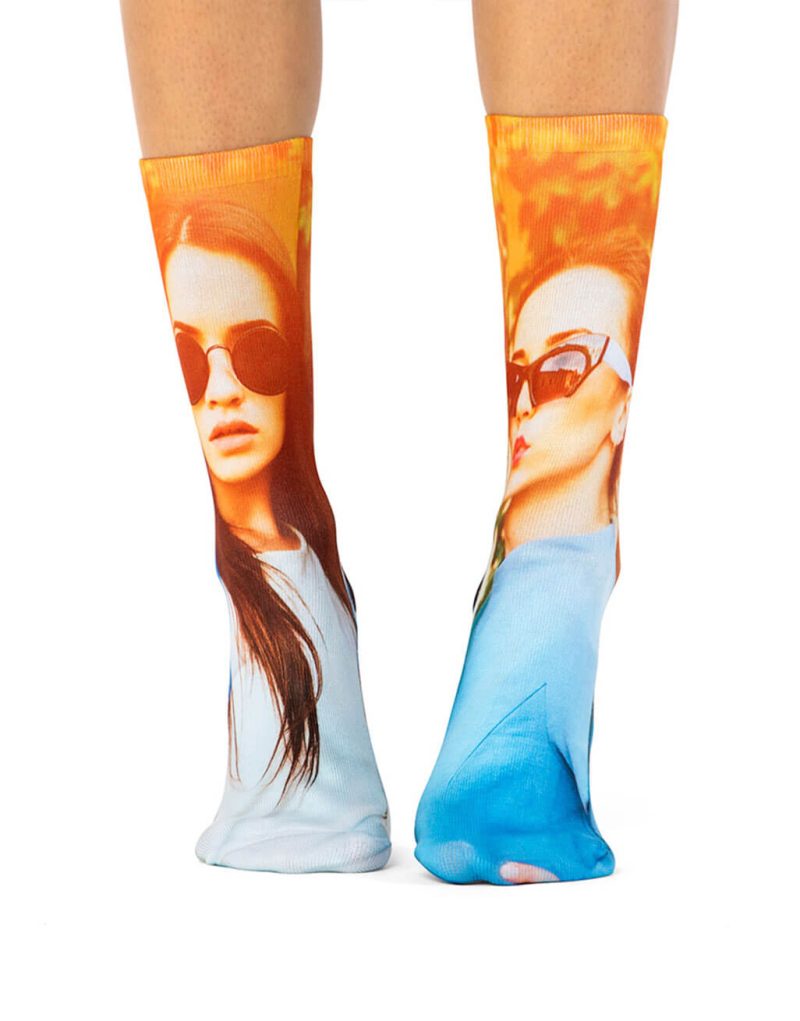 Best Friend Photo Socks