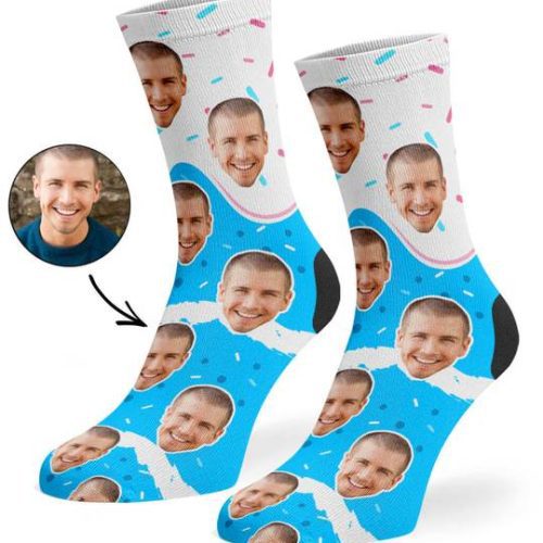 Birthday Cake Socks blue540x