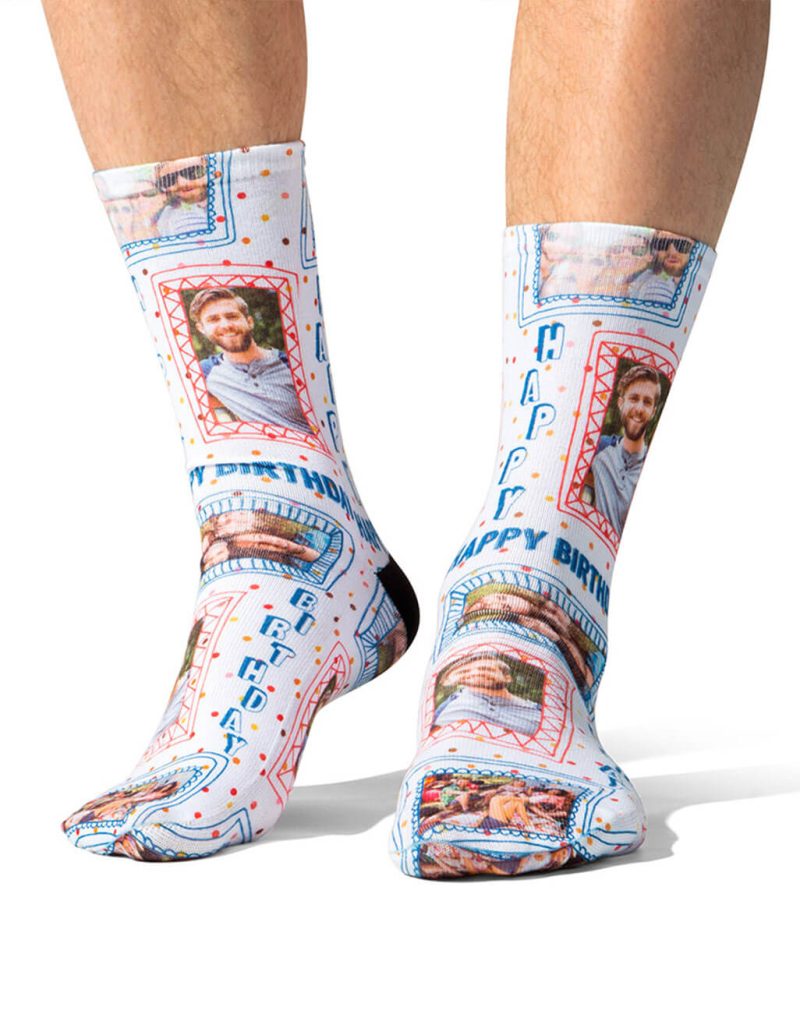 Birthday Photo Frame Socks