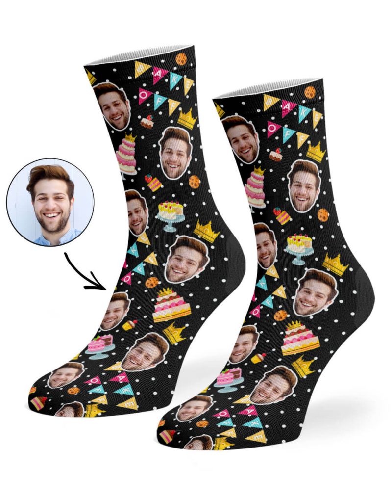 Black Bake Off King Socks