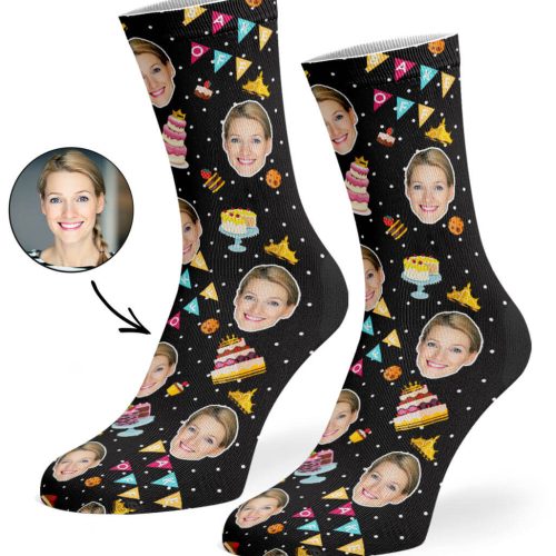 Black Bake Off Queen Socks