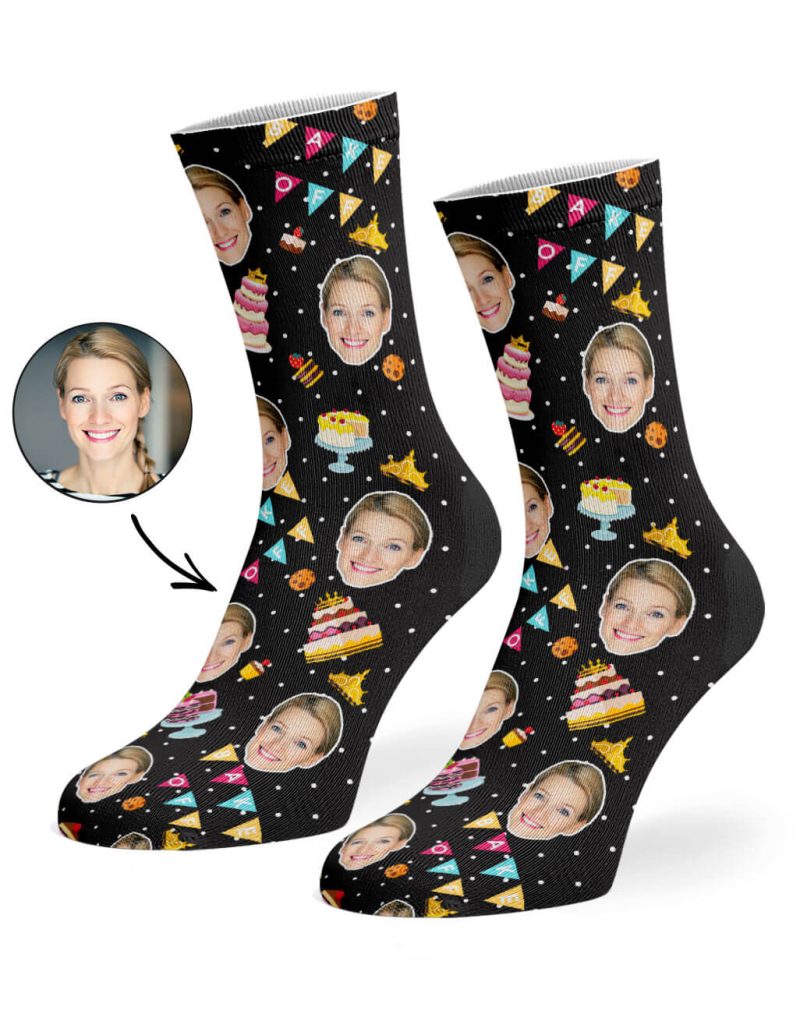 Black Bake Off Queen Socks