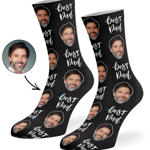 Black Best Dad Socks