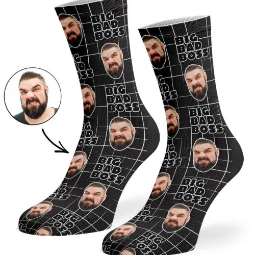 Black Big Bad Boss Socks