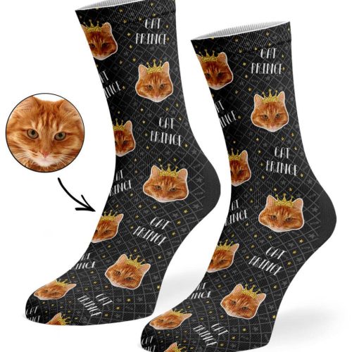 Black Cat Prince Socks