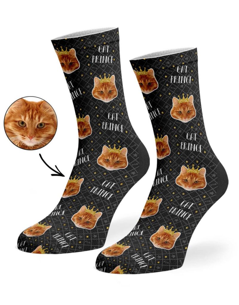 Black Cat Prince Socks