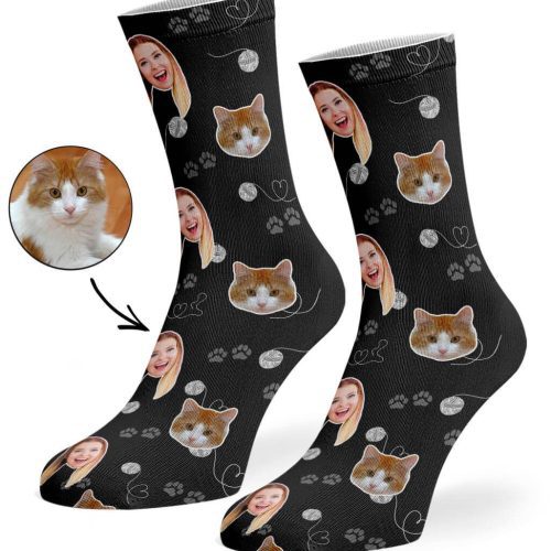 Black Cat Owner Socks