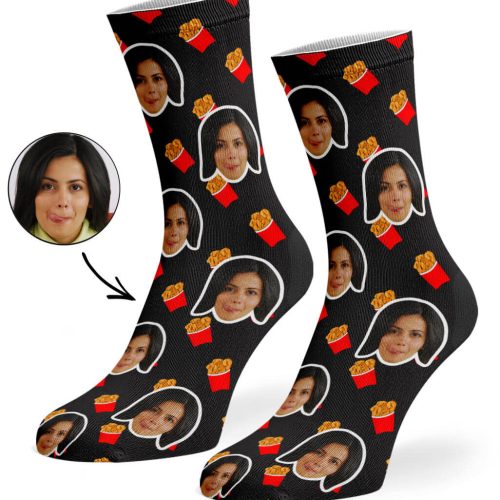 Black Chicken Nuggets Socks