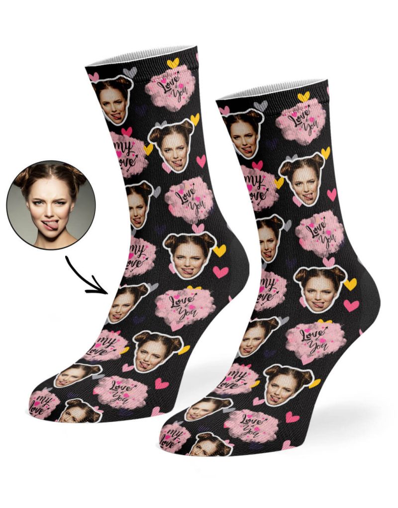 Black My Love Socks