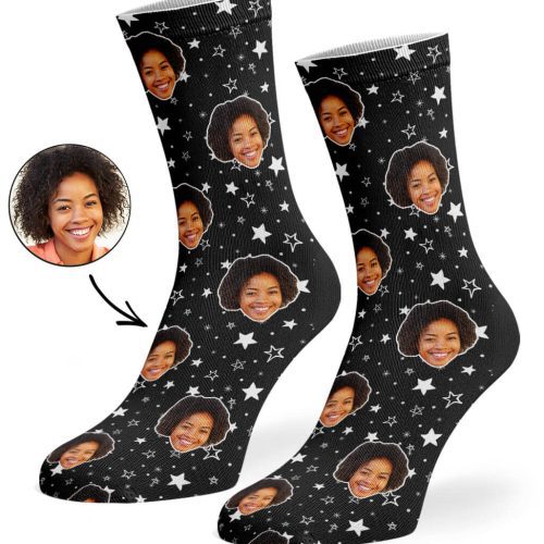 Black Star Pattern Socks