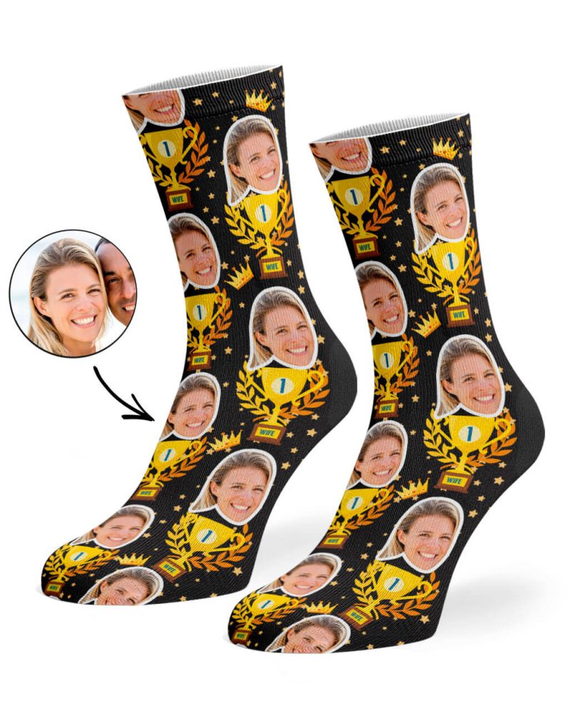 Black Trophy Wife Socks