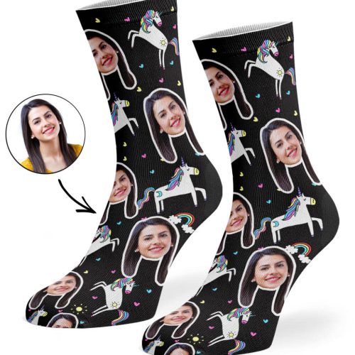 Black Unicorn Socks