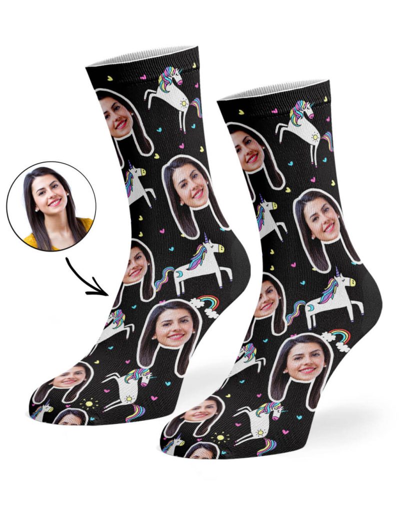 Black Unicorn Socks