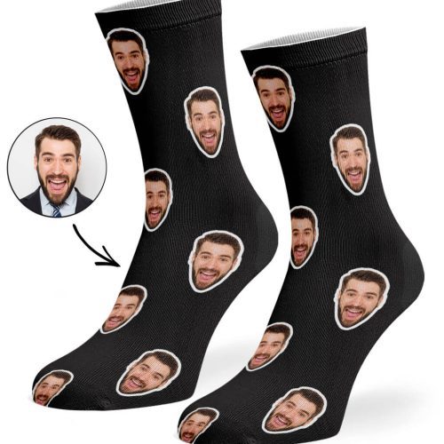 personalization socks with your photo upload