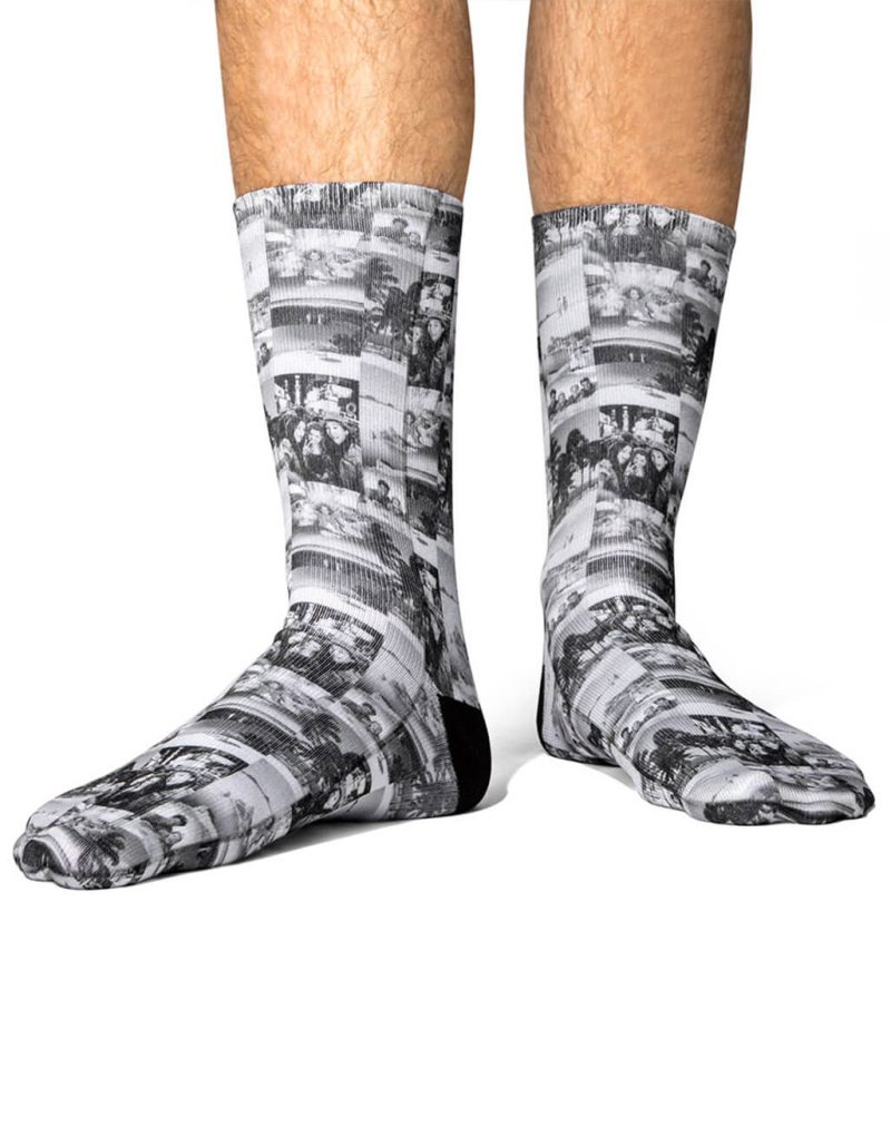 Black and White Photo Socks