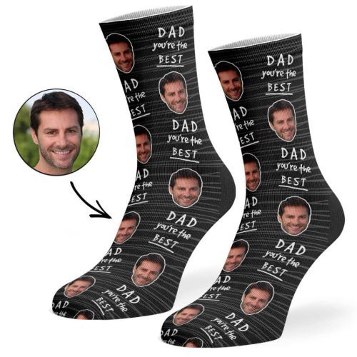 Black Dad You re The Best Socks