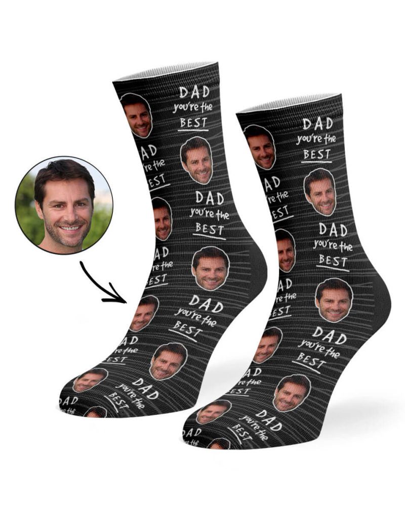 Black Dad You re The Best Socks