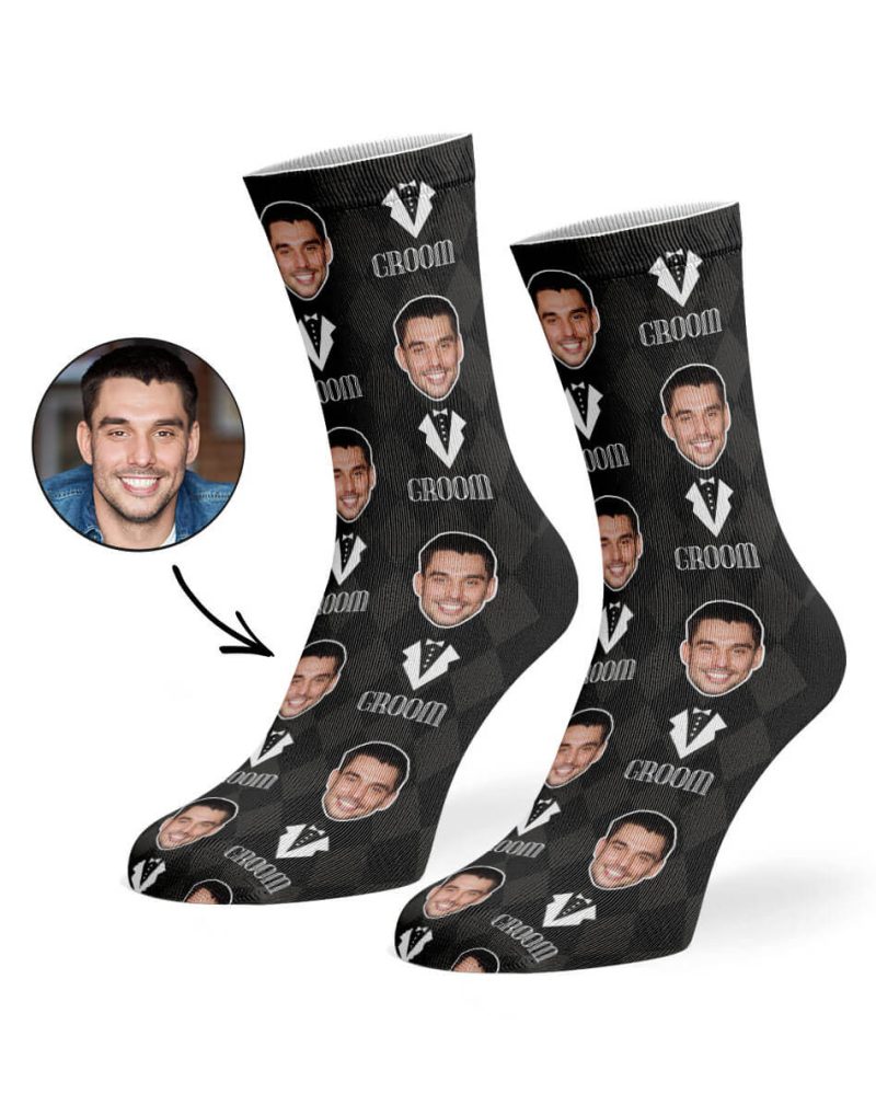 Black Groom Socks