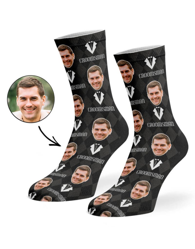 Black Groomsman Socks