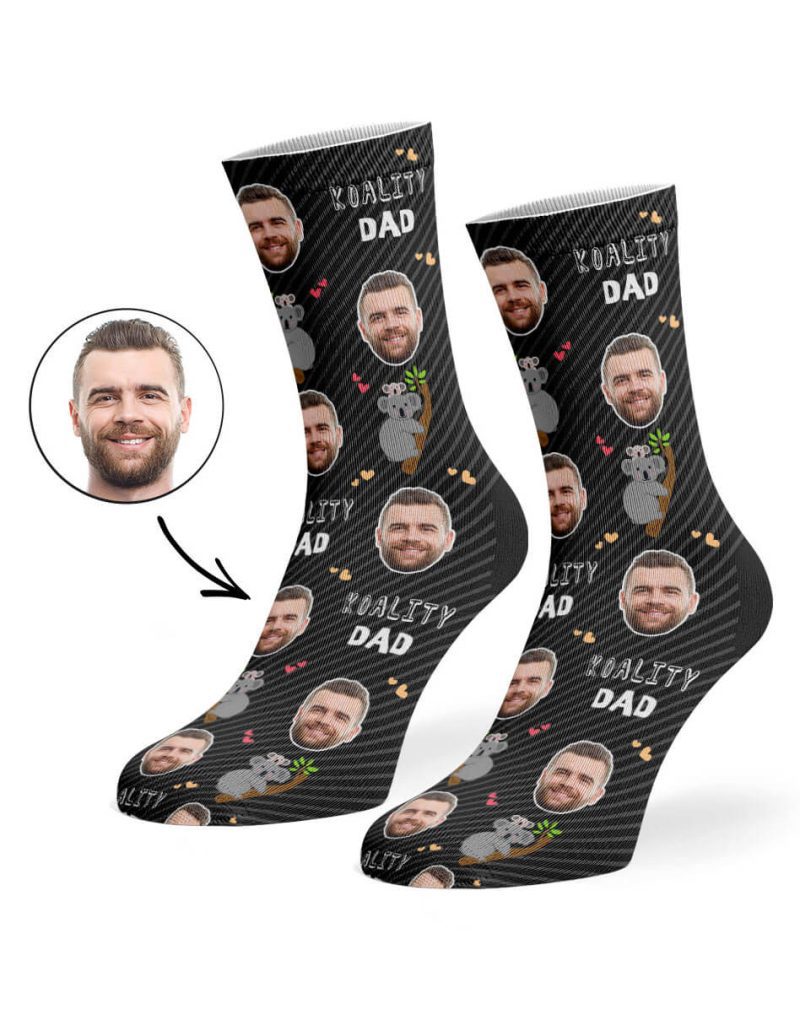 Black Koality Dad Socks