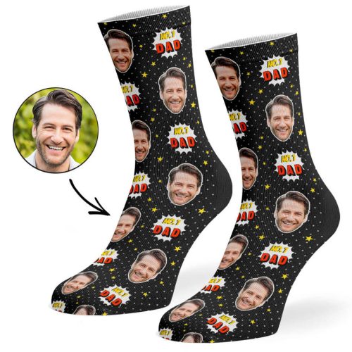 Black No.1 Dad Socks