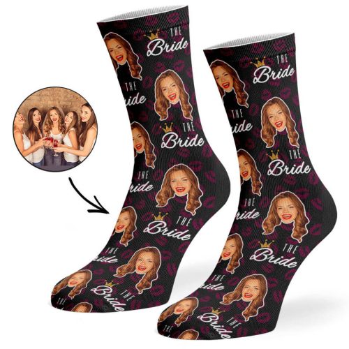 Black Team Bride Socks