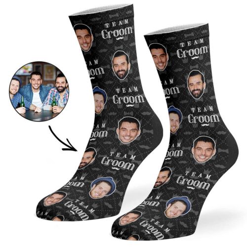 Black Team Groom Socks