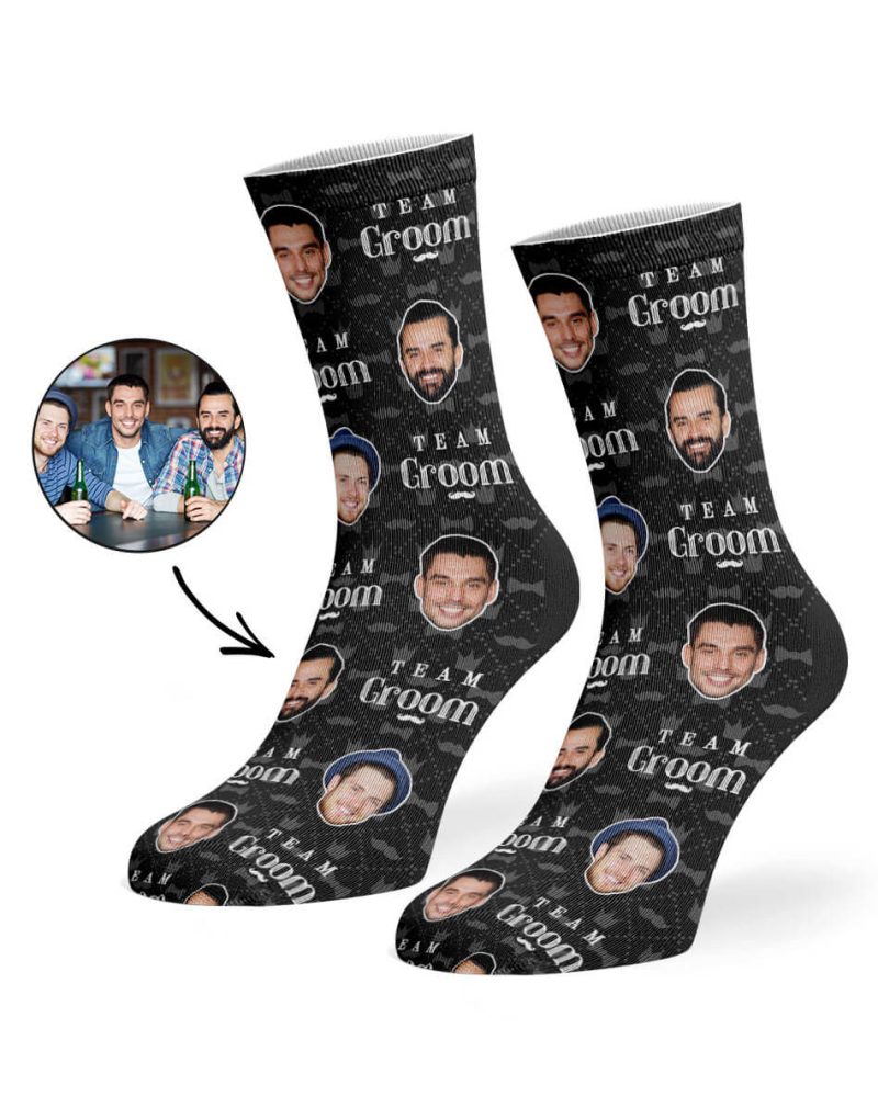 Black Team Groom Socks