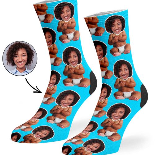 Blue Baby Me Socks