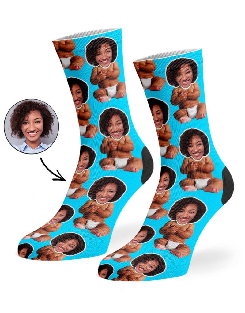 Blue Baby Me Socks